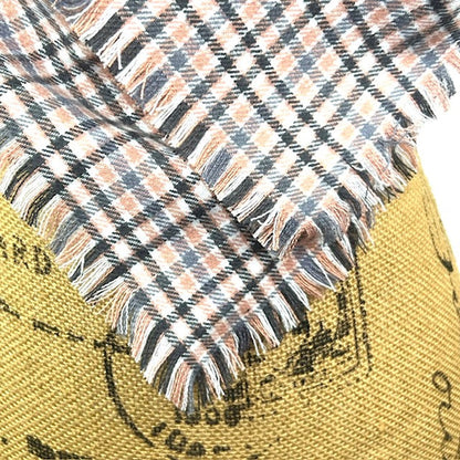 Soft Pink, Grey, Black and White Plaid Flannel Infinity or Blanket Scarf - Tampa Home & Garden Store