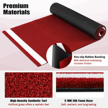 Softball Pitching Mat 10 x 3 Feet Softball Training Aid