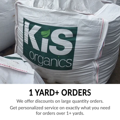 KIS Organics Seed Starter Mix soil bag with green KiS Organics branding on Tampa Home & Garden Store