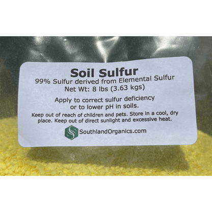 Soil Sulfur | Pelletized Sulfur for Plants Lasts Longer - Tampa Home & Garden Store