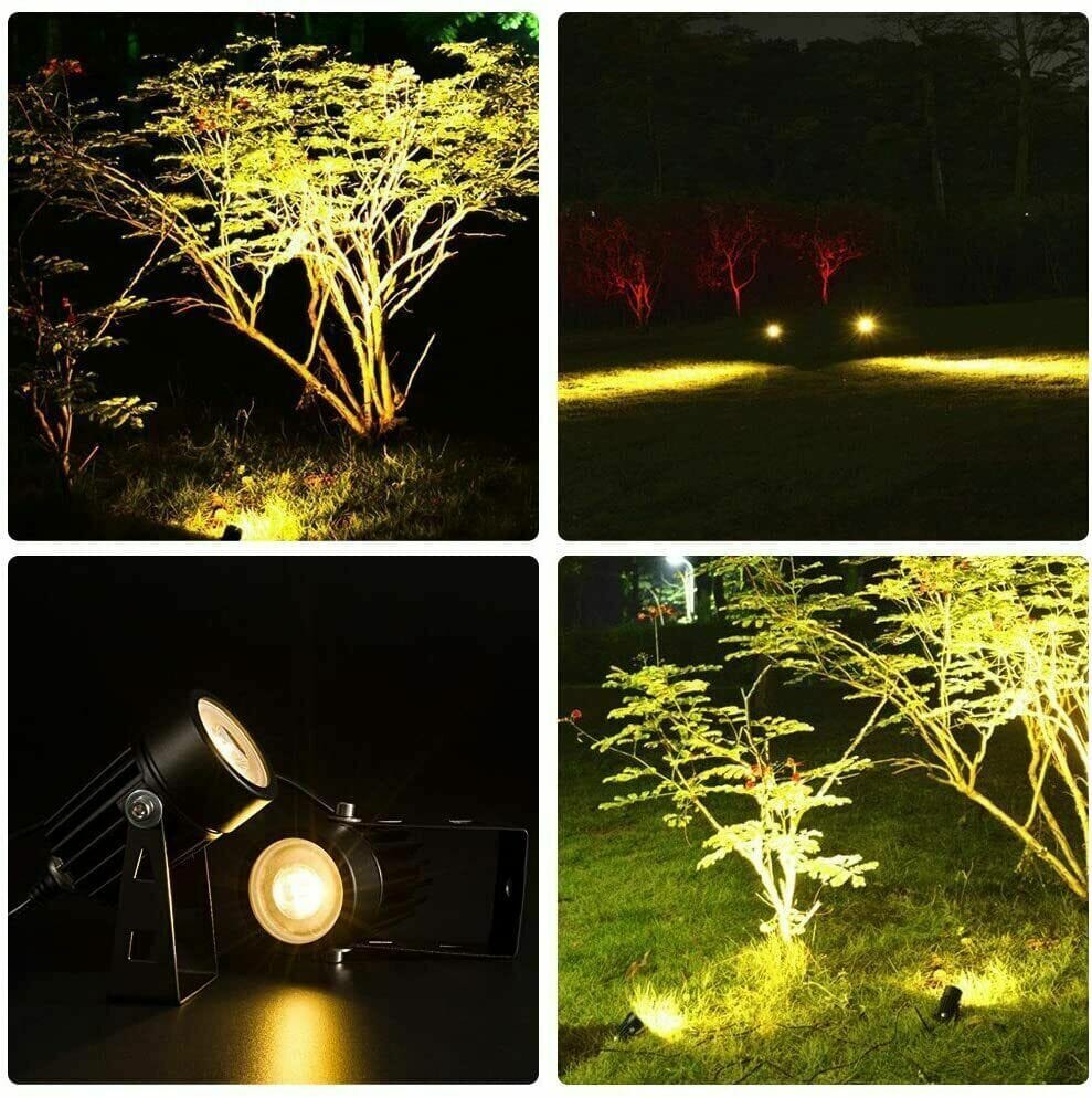 SolaSpot® | Outdoor Dusk to Dawn Solar Spot Lights | Uplight / Downlight | 4-Pack - Tampa Home & Garden Store