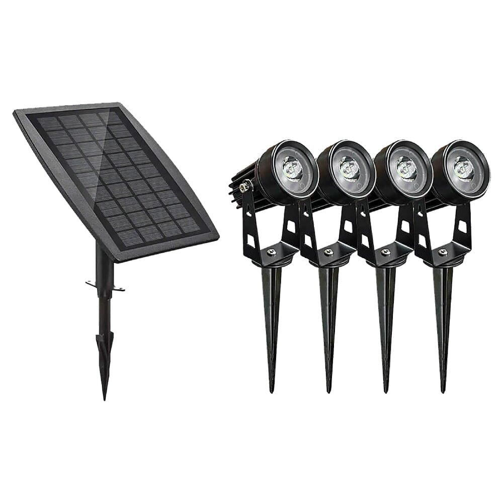 SolaSpot® | Outdoor Dusk to Dawn Solar Spot Lights | Uplight / Downlight | 4-Pack - Tampa Home & Garden Store