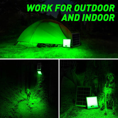Solar Green Floodlight for Night Hunting -10,000 lumens - Tampa Home & Garden Store