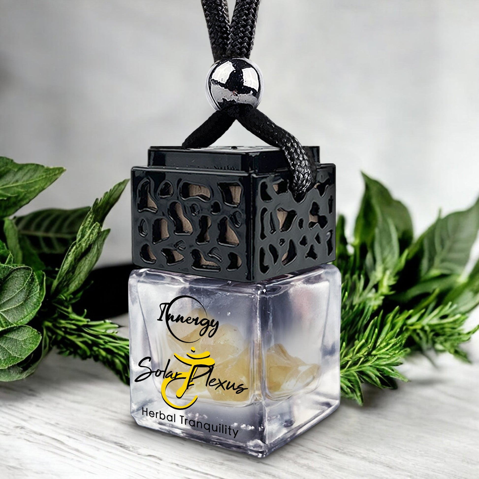 Solar Plexus Chakra Crystal-Enhanced Oil Diffuser, Car Air Freshener, 8ml - Tampa Home & Garden Store