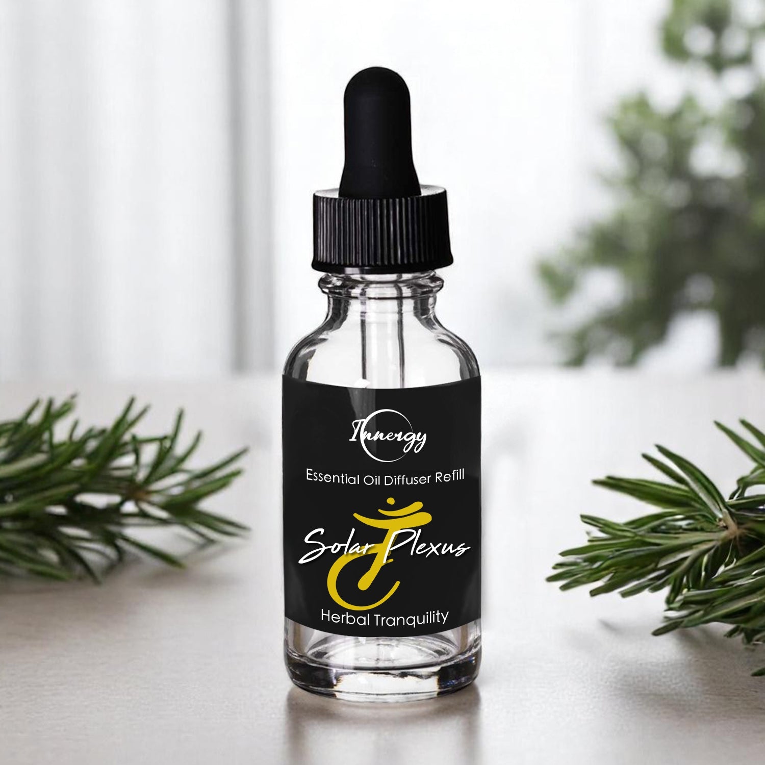 Solar Plexus Chakra Crystal-Enhanced Oil Diffuser, Car Air Freshener, 8ml - Tampa Home & Garden Store