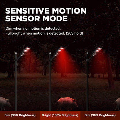 Solar Red Light for Hunting Hogs Deer, ,Fish, Light - Tampa Home & Garden Store