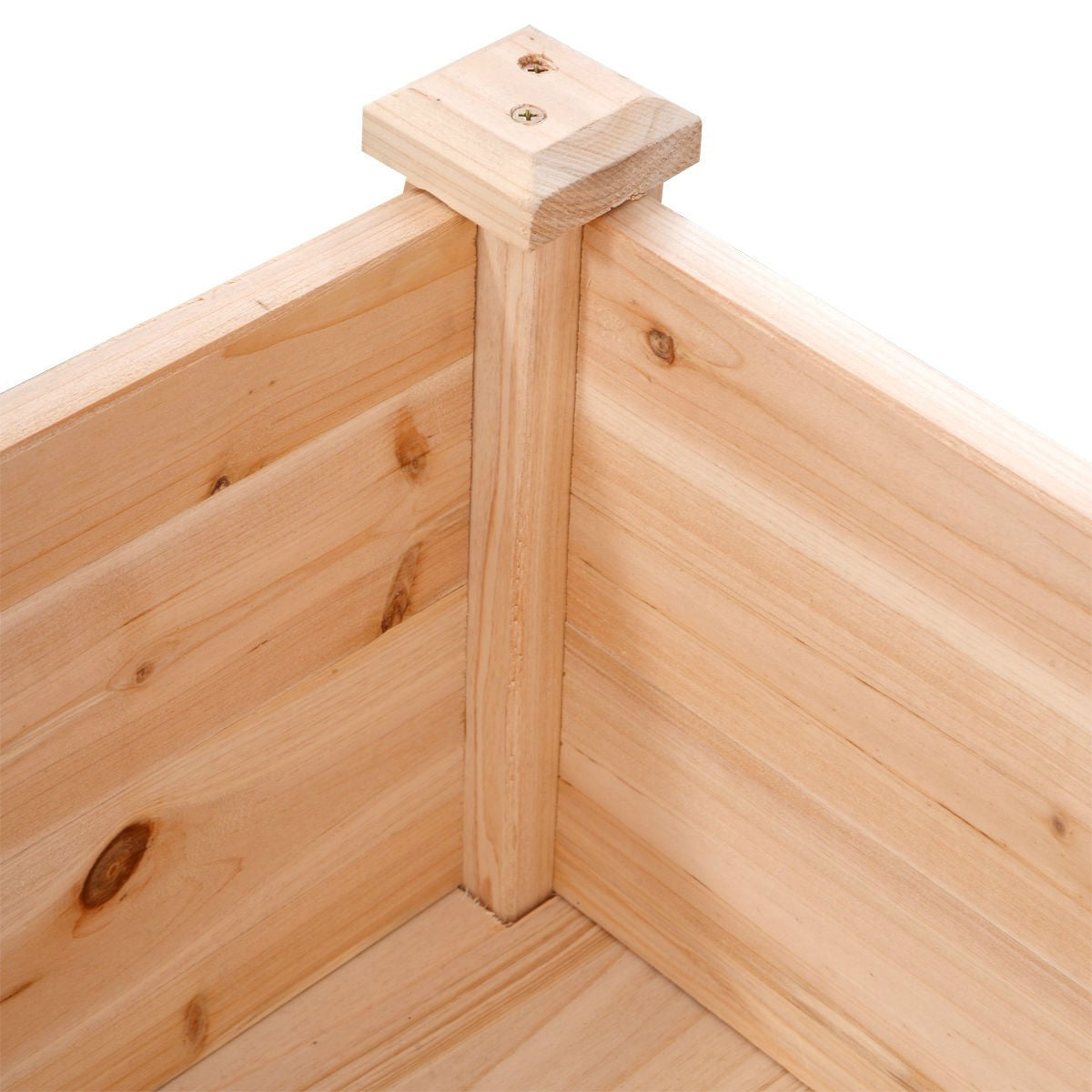 Solid Cedar 30-inch High Raised Garden Bed Planter Box - Tampa Home & Garden Store