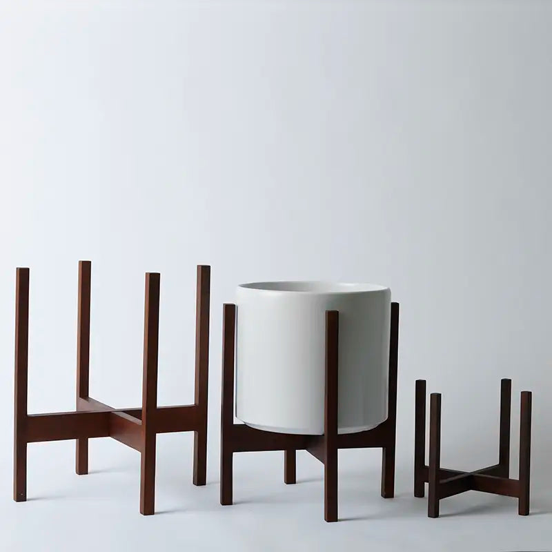 Solid Goods - Square Leg - Mahogany Stand - Tampa Home & Garden Store