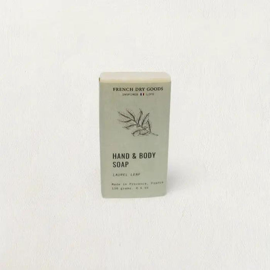 Kiss that Frog Laurel Leaf Hand & Body Soap bar cream packaging laurel leaf scent on Tampa Home & Garden Store