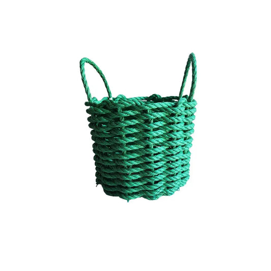Solid, Single Color Maine Lobster Rope Basket, Handmade - Tampa Home & Garden Store