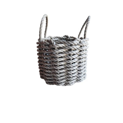 Solid, Single Color Maine Lobster Rope Basket, Handmade