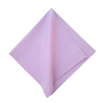 Solid cotton napkin lavender color for elegant tables by Talah Home cloth napkins on Tampa Home & Garden Store