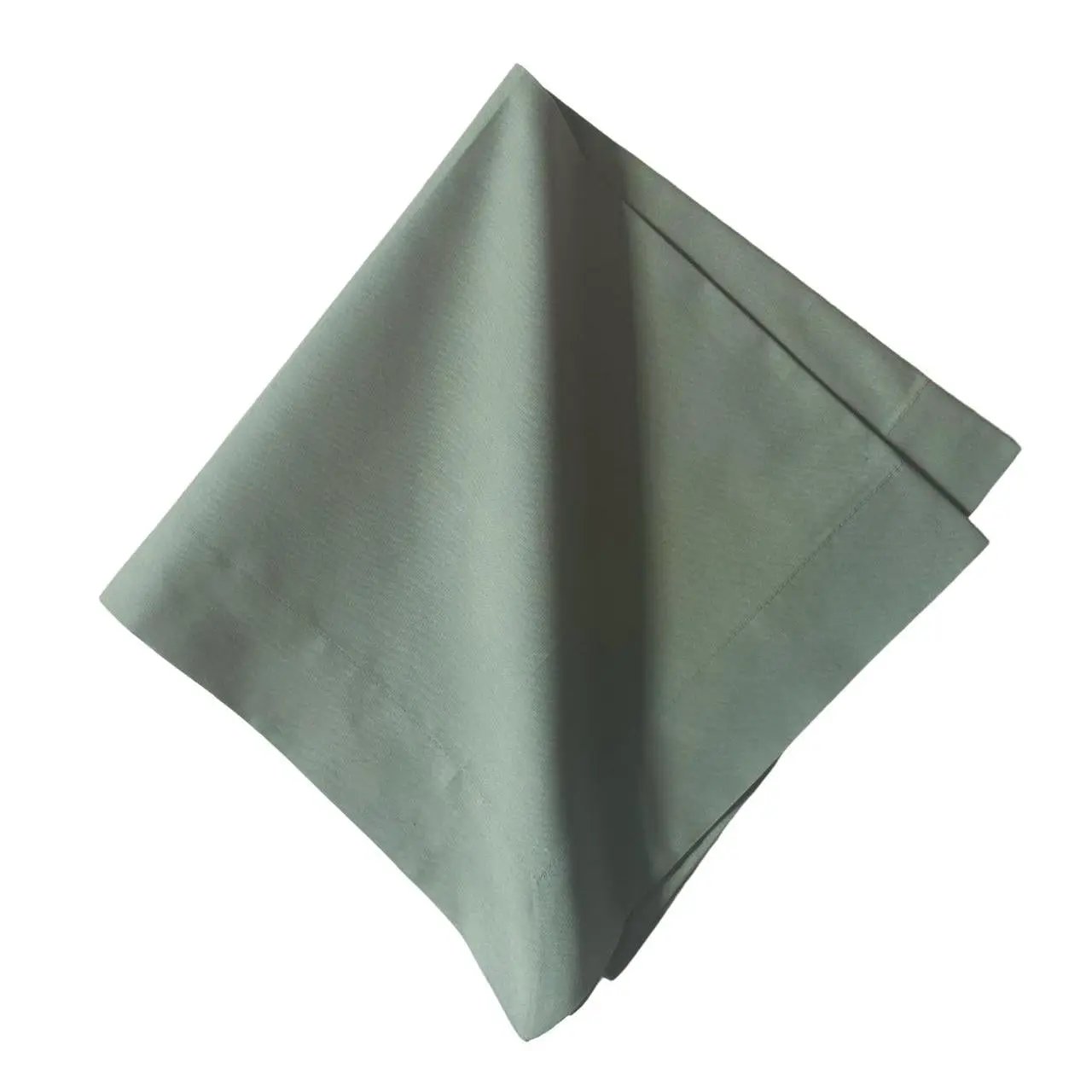 Solid cotton napkin in sage green, cloth napkins by Talah Home for elegant tables on Tampa Home & Garden Store