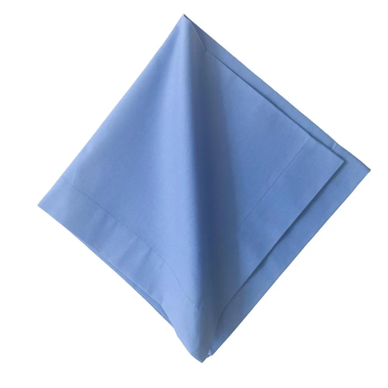 Napkin solid blue cotton cloth for elegant tables on Tampa Home & Garden Store