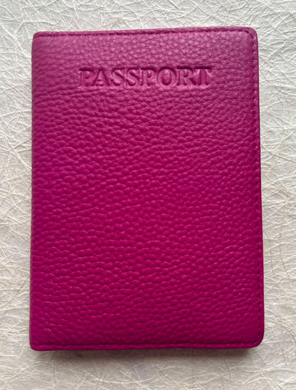 Travel Wallet, Sophia Full Grain Leather Wallet With Passport Slot