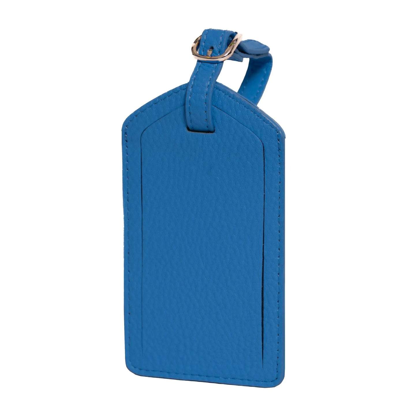 Sophia Full-Grain Leather Luggage Tag – Soft Pebbled Finish