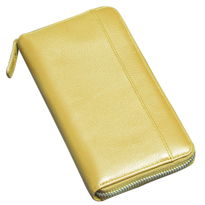 Sophia Zip-Around Leather Wallet – Travel & Everyday