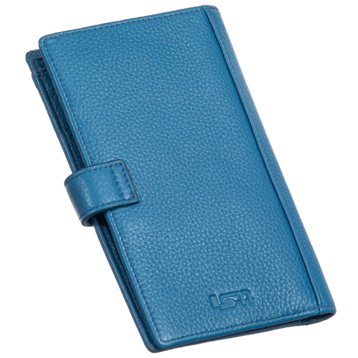 Travel Wallet, Sophia Full Grain Leather Wallet With Passport Slot - Large