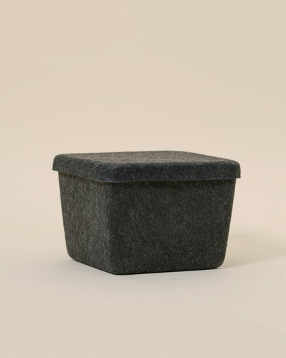 The Sculpted Bin - Petite with Lid | Set of 3