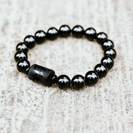 Soul Cleansing Black Obsidian Bracelet - Tampa Home & Garden Store