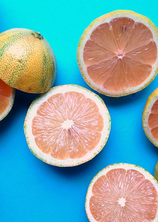 Variegated Pink Lemon Tree (Citrus limon 'Eureka Variegated Pink')