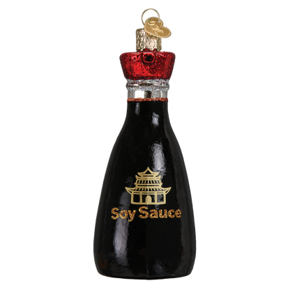 Soy Sauce Glass Ornament - Tampa Home & Garden Store