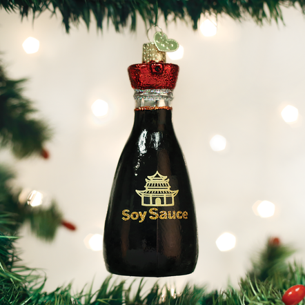 Soy Sauce Glass Ornament - Tampa Home & Garden Store
