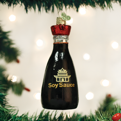 Soy Sauce Glass Ornament - Tampa Home & Garden Store