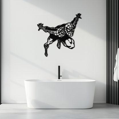 Spider-Man Metal Wall Art - Geometric Superhero Wall Decor - KAF155 - Tampa Home & Garden Store