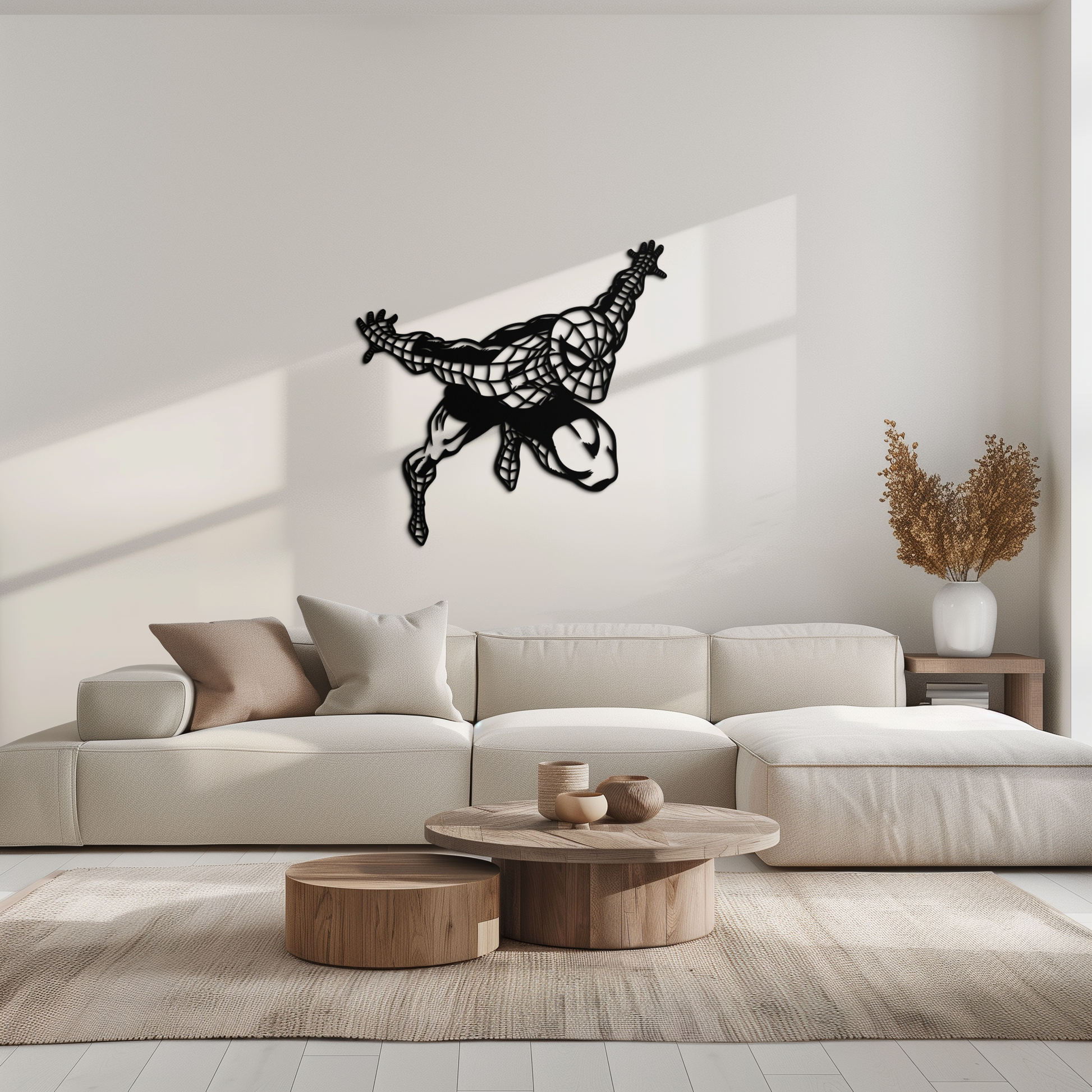 Spider-Man Metal Wall Art - Geometric Superhero Wall Decor - KAF155 - Tampa Home & Garden Store