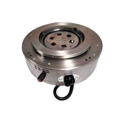 Spiral Flame Heater Burner replacement part in stainless steel with circular burner head on Tampa Home & Garden Store