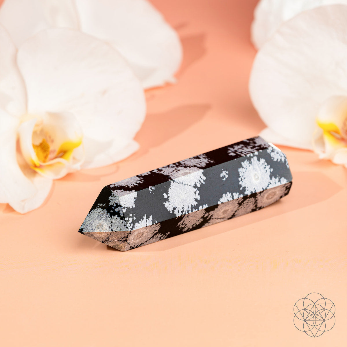 Spiritual Bodyguard - Snowflake Obsidian Point - Tampa Home & Garden Store