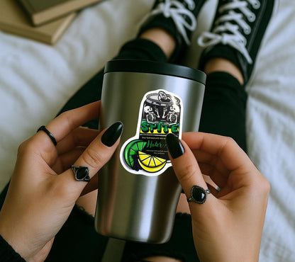 Spite Hater-Aid Sticker: Gothic Sarcastic Soda Can - Glossy or Holographic - Tampa Home & Garden Store