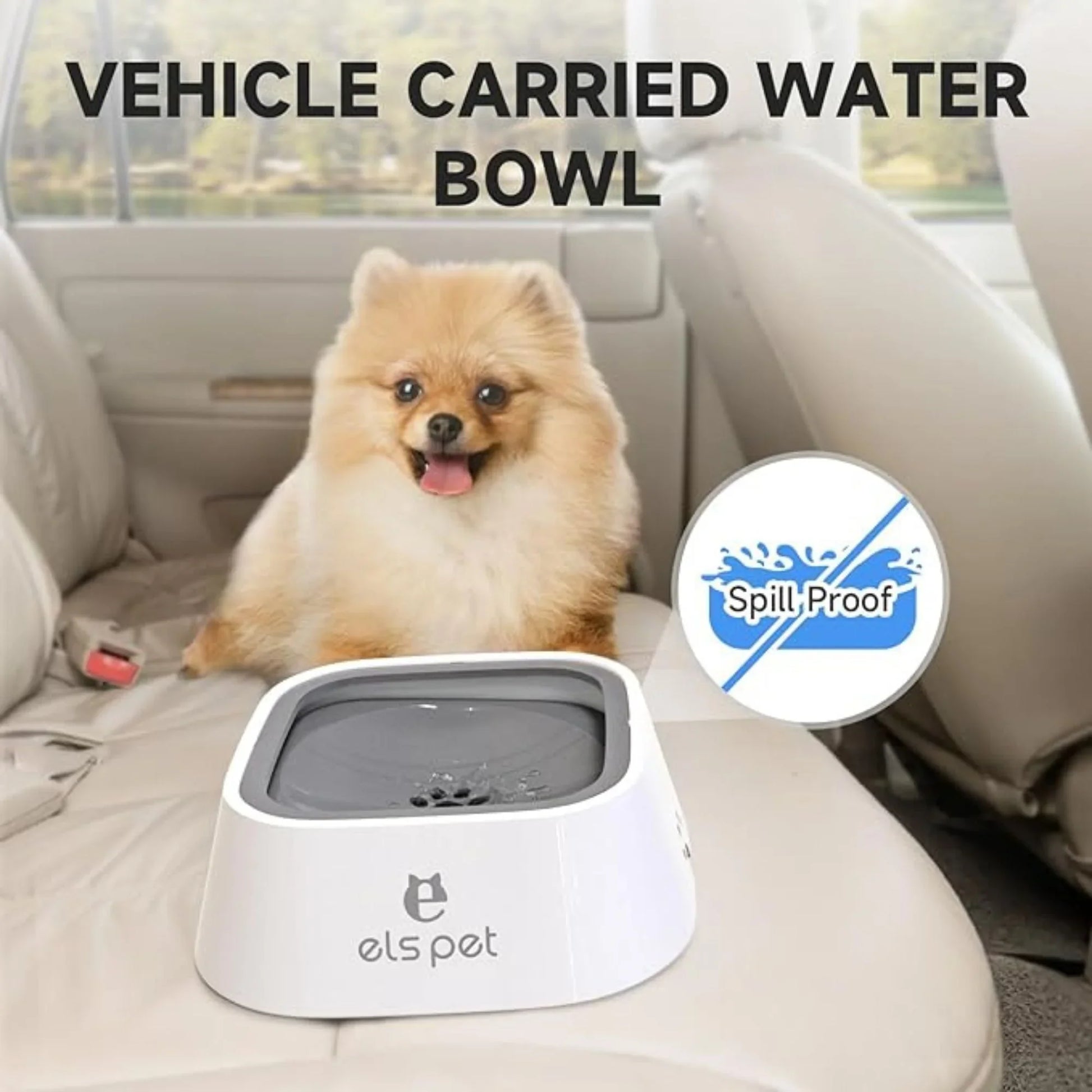 Splash-Free Floating Water Bowl for Dogs & Cats (1L) - Tampa Home & Garden Store