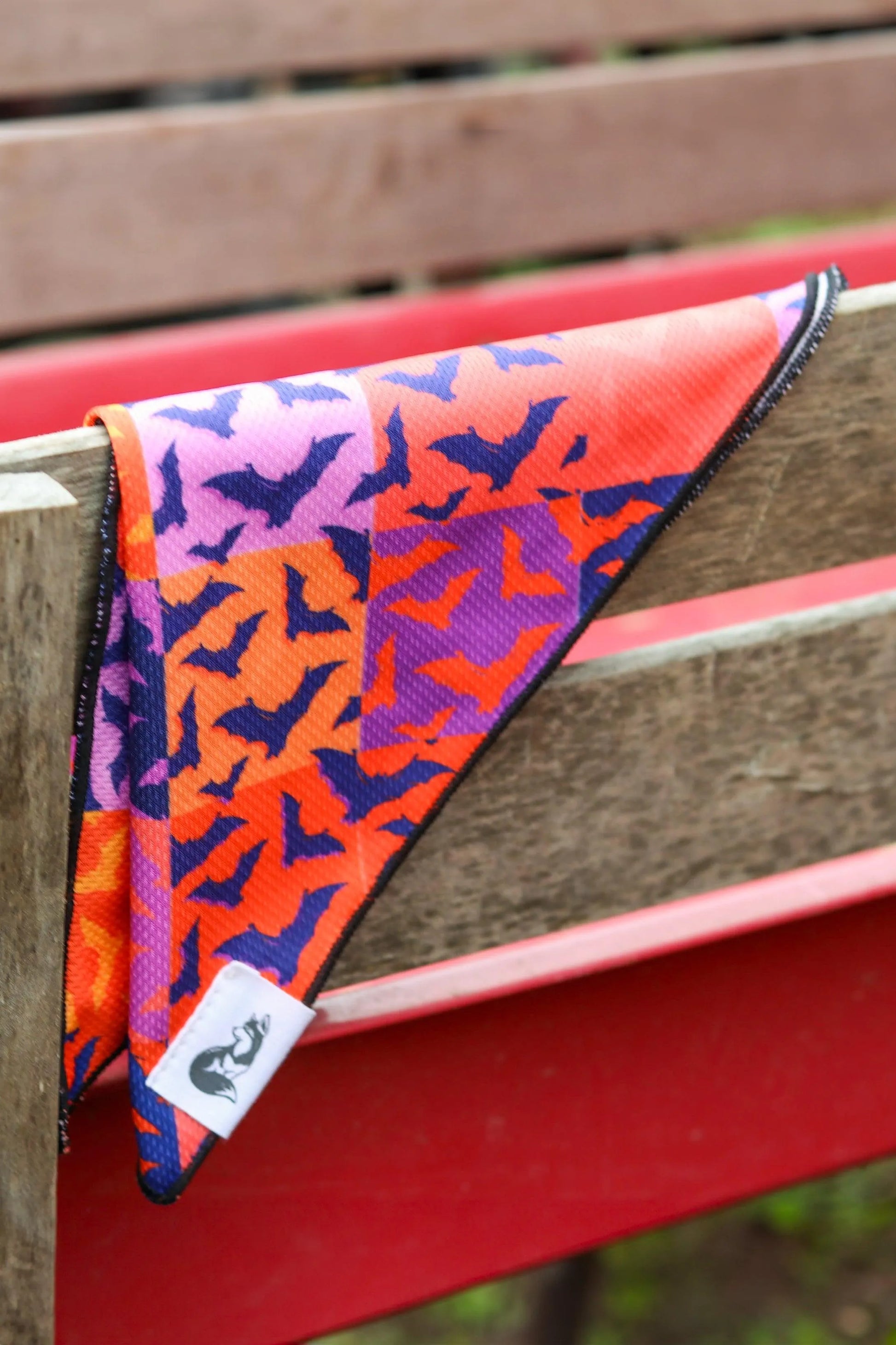 Spooky Bat Squares Dog Bandana - Tampa Home & Garden Store