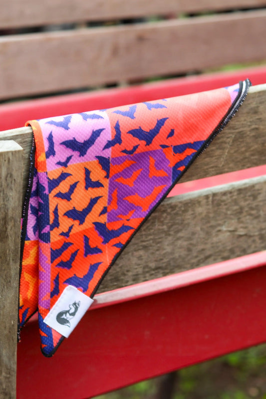 Spooky Bat Squares Dog Bandana - Tampa Home & Garden Store