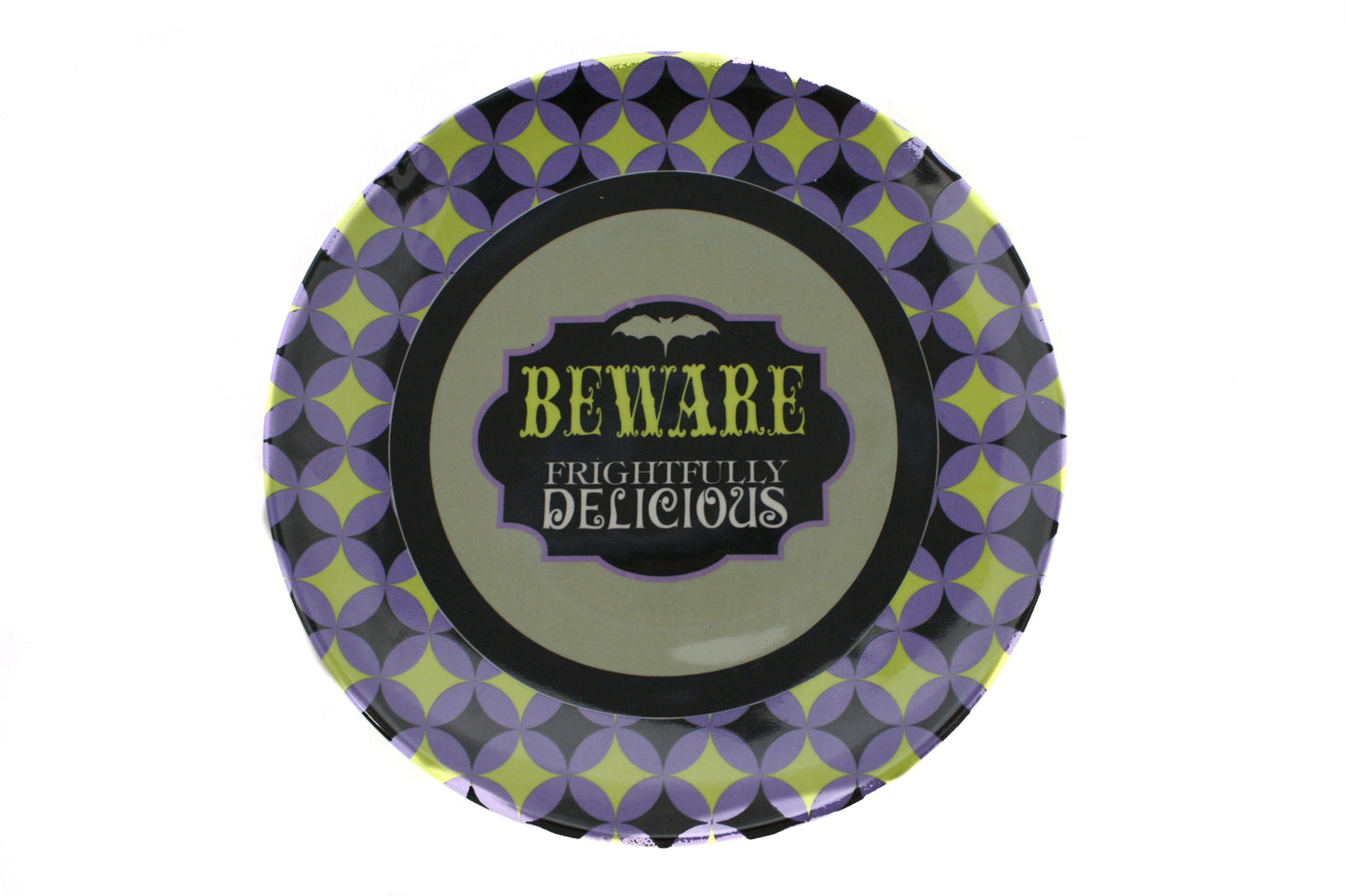 Spooky Plate - Beware Frightfully Delicious - Tampa Home & Garden Store