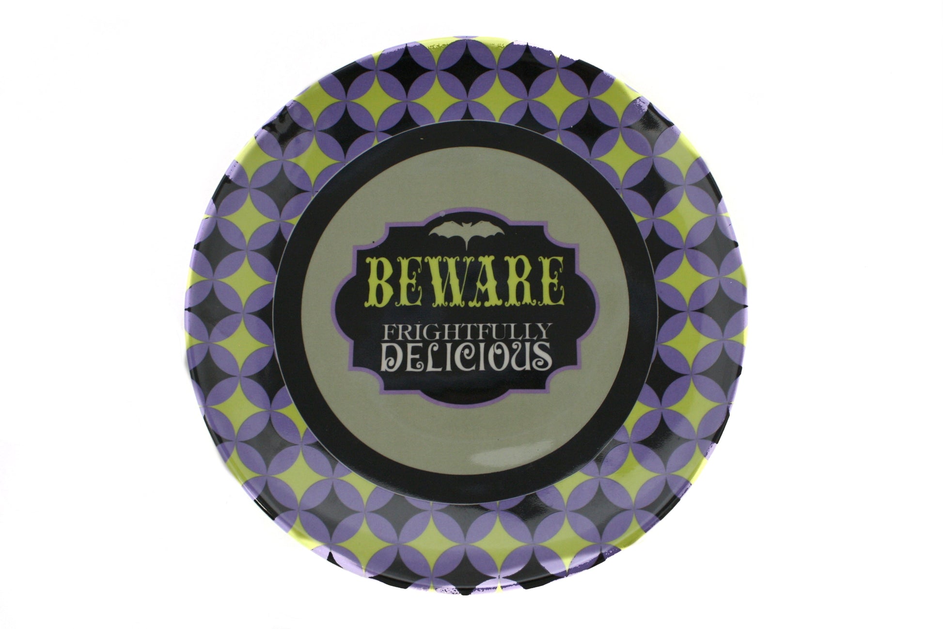 Spooky Plate - Beware Frightfully Delicious - Tampa Home & Garden Store