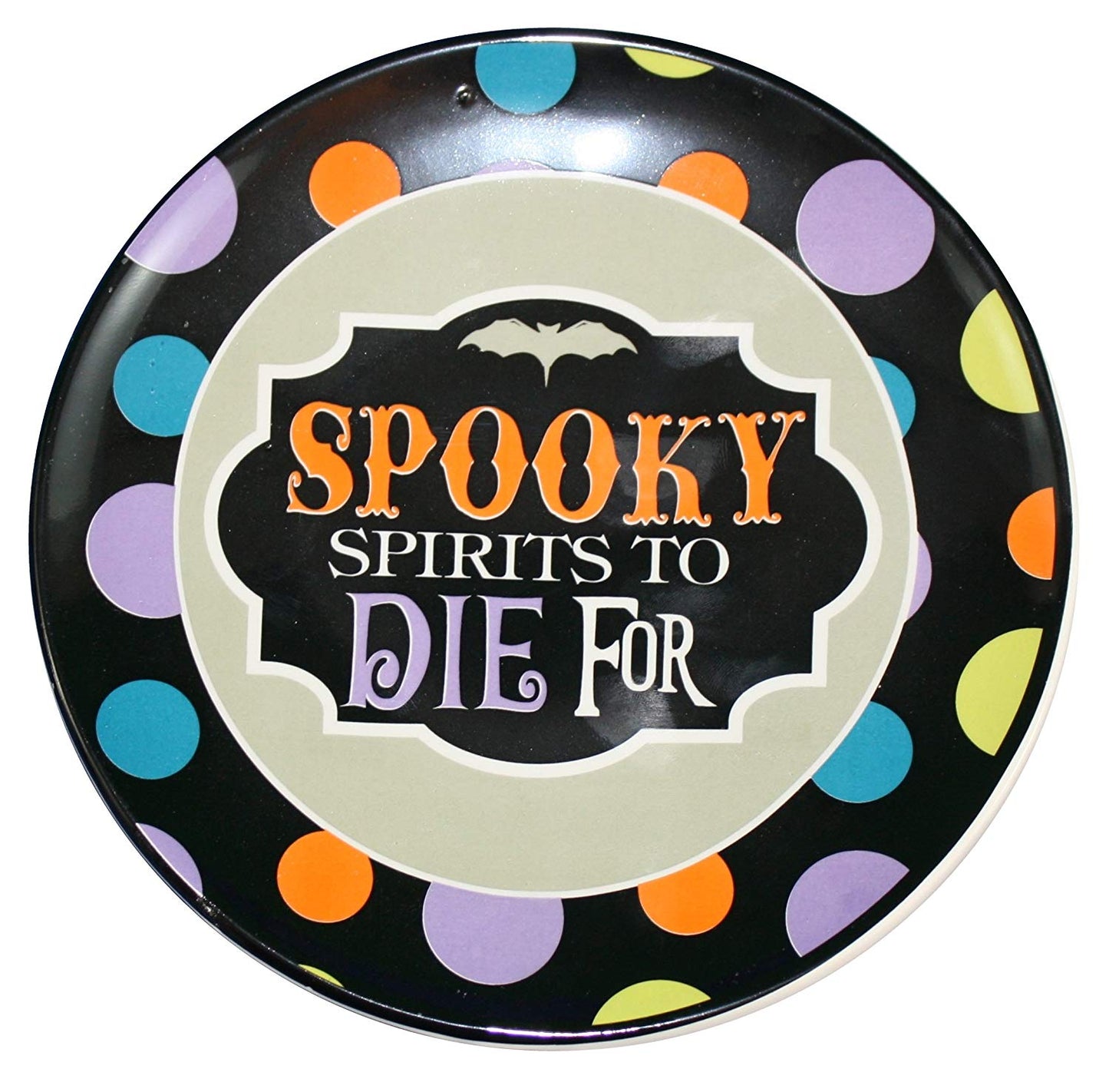 Spooky Plate - Spooky Spirits To Die For - Tampa Home & Garden Store