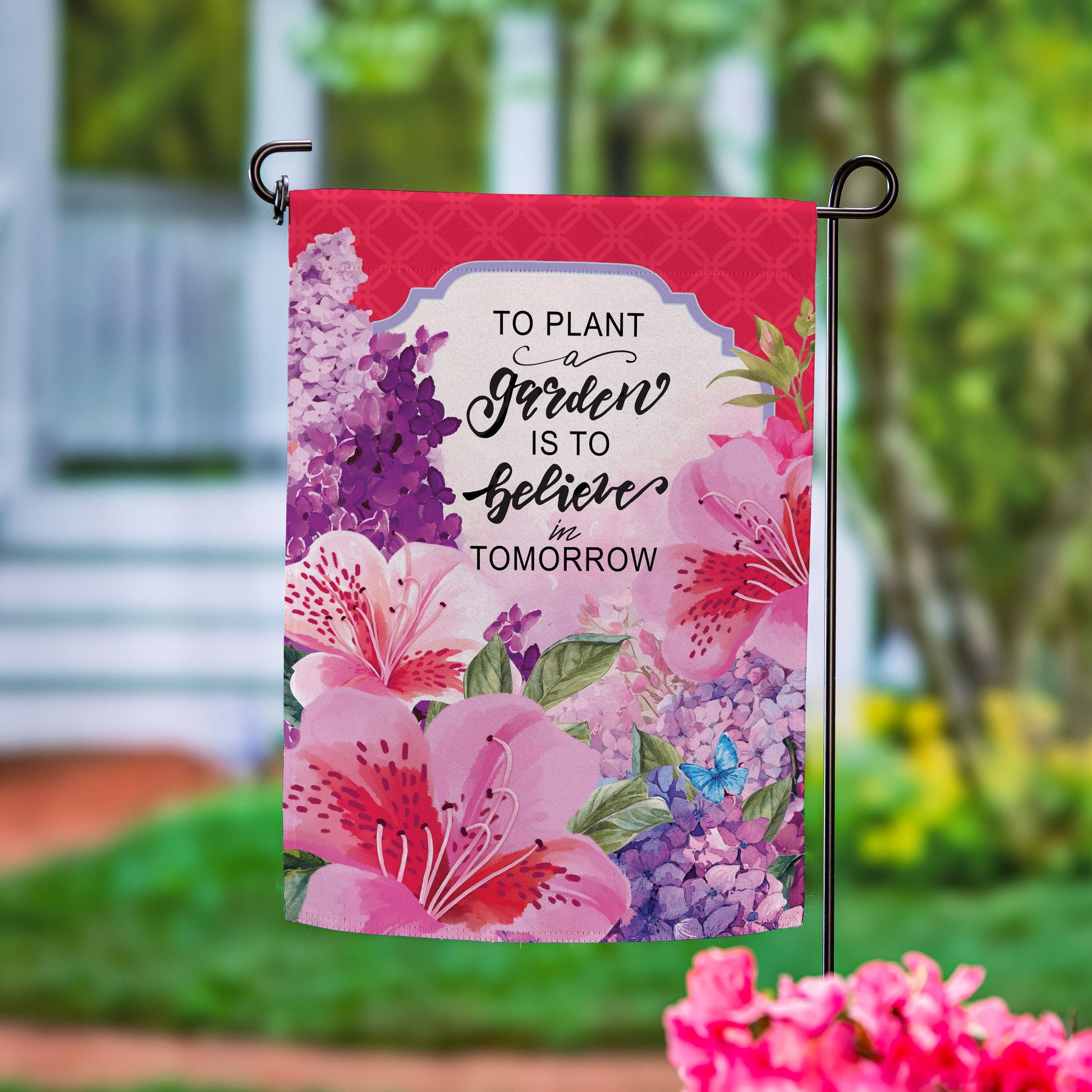 Spring Blossom Suede Garden Flag - Tampa Home & Garden Store