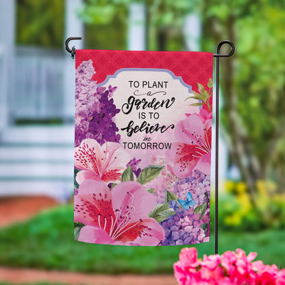 Spring Blossom Suede Garden Flag - Tampa Home & Garden Store