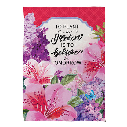 Spring Blossom Suede Garden Flag - Tampa Home & Garden Store
