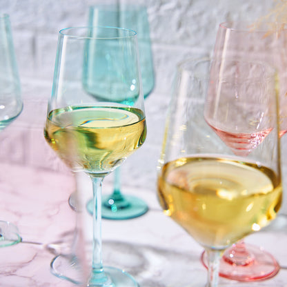 Colorata Stemmed Wine Glassware and Set of Six