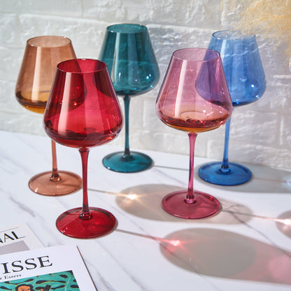 Stagioni Set of Five May Flowers Wine Glasses