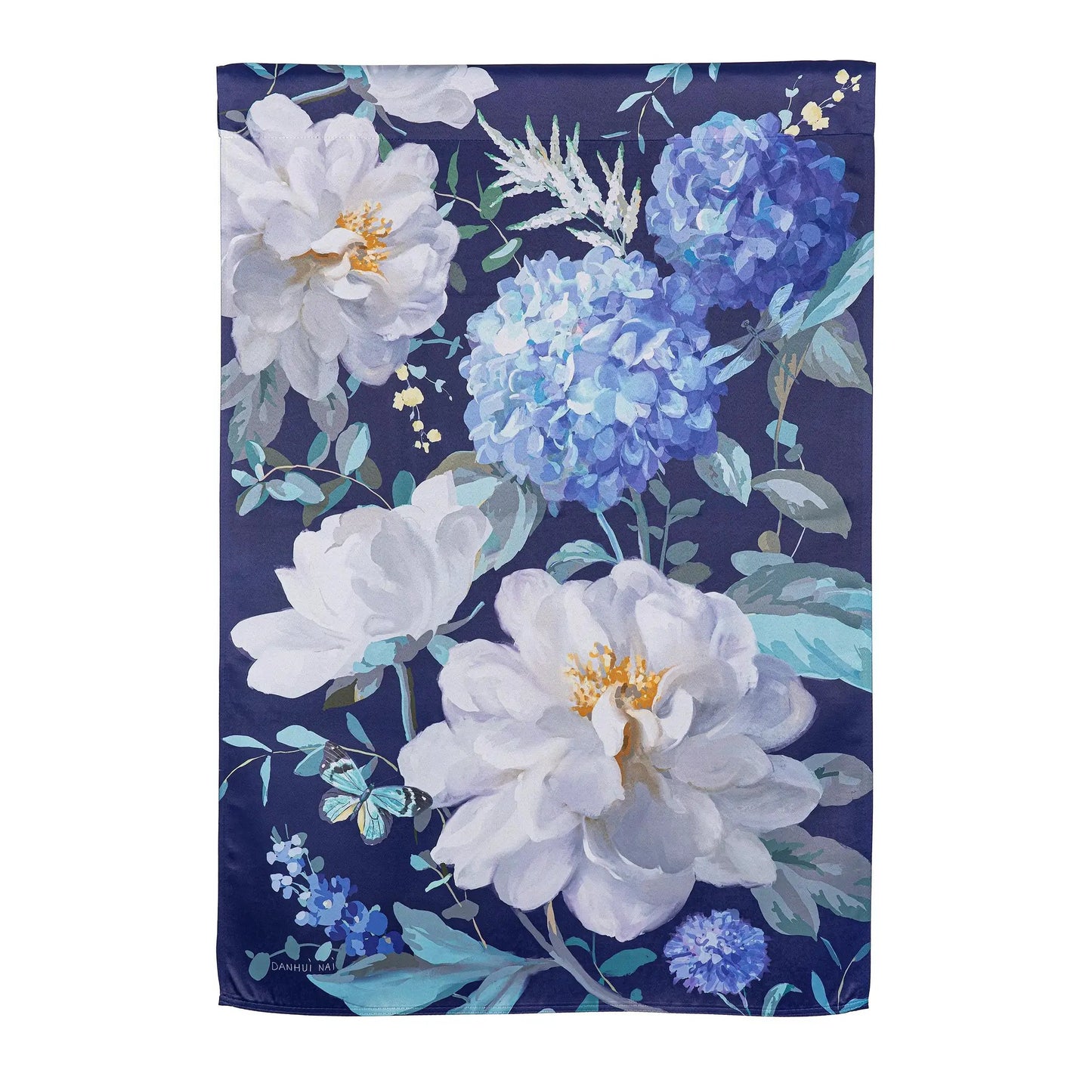 Spring Morning Blooms Suede House Flag - Tampa Home & Garden Store