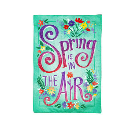 Spring is in the Air Linen Garden Flag - Tampa Home & Garden Store