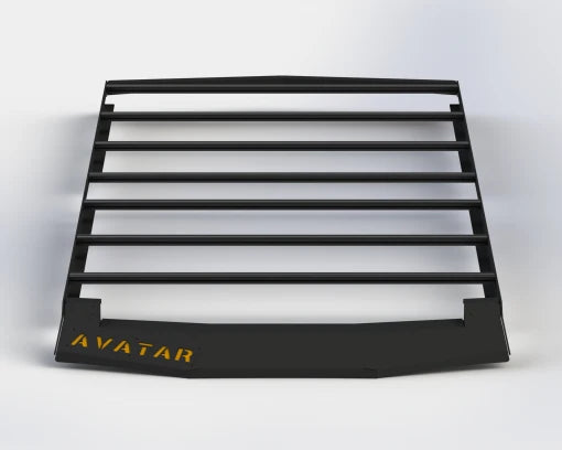 The Ultra Rack low-profile roof rack for Sprinter vans, Avatar offroad black steel on Tampa Home & Garden Store