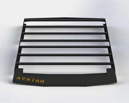 The Ultra Rack low-profile roof rack for Sprinter vans, Avatar offroad black steel on Tampa Home & Garden Store