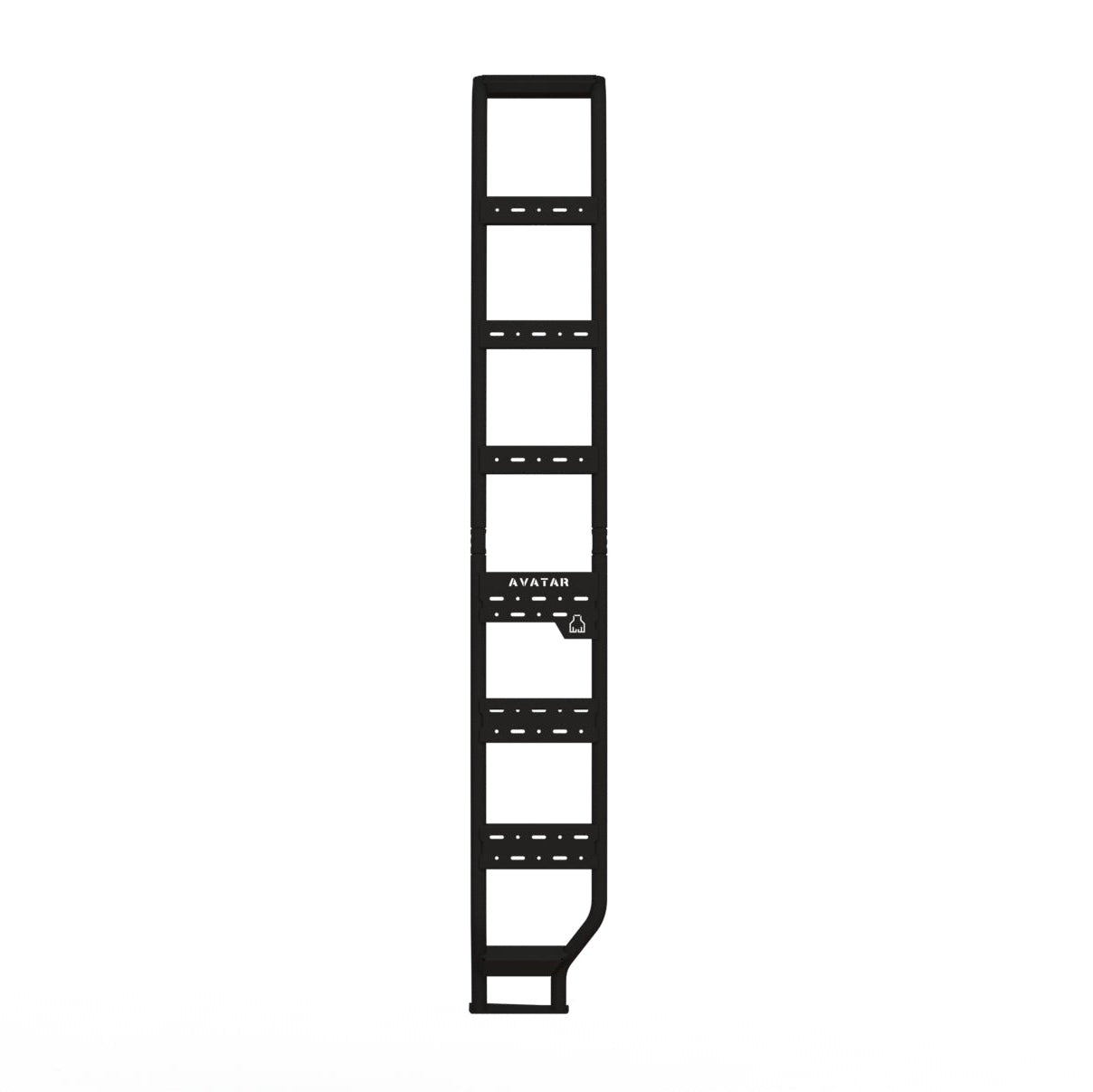 Mercedes Sprinter Van Side Ladder by Avatar Offroad, black metal van accessory on Tampa Home & Garden Store
