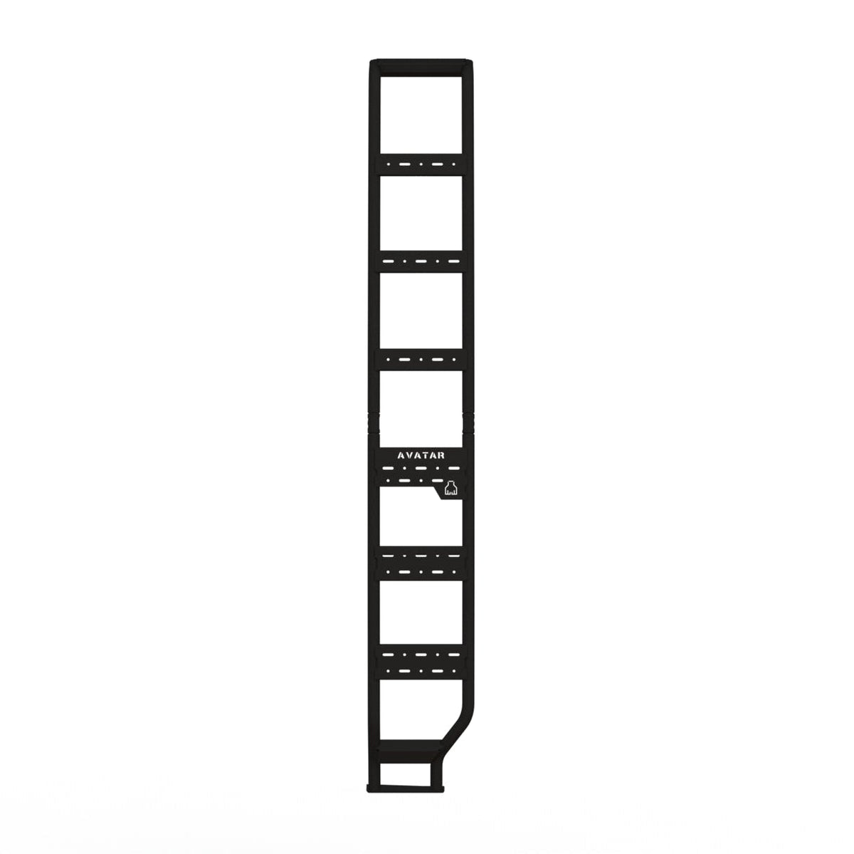 Mercedes Sprinter Van Side Ladder by Avatar Offroad, black metal van accessory on Tampa Home & Garden Store